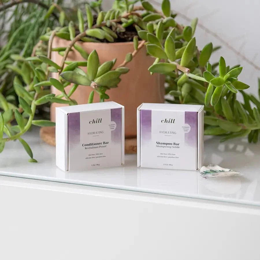 Hydrating Shampoo and Conditioner Bar Set Plantish