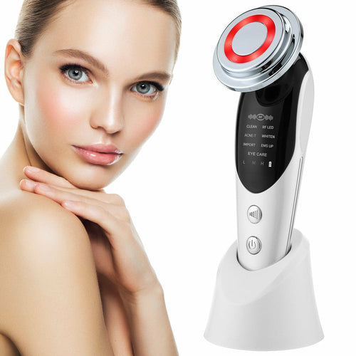 7-in-1 Facial Massager EMS Micro-current Color Light Pure Faze Health & Beauty