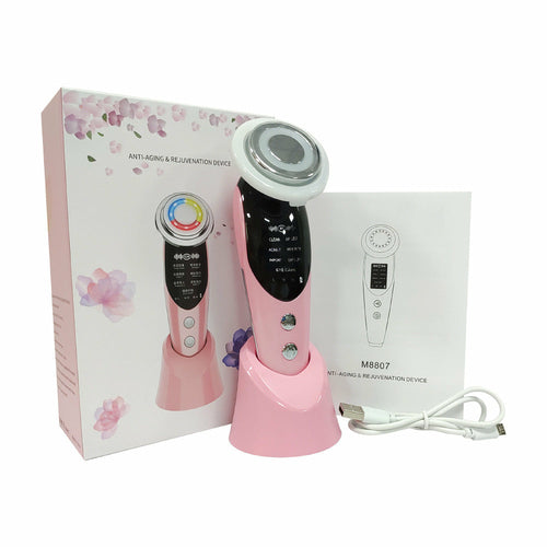 7-in-1 Facial Massager EMS Micro-current Color Light Pure Faze Health & Beauty