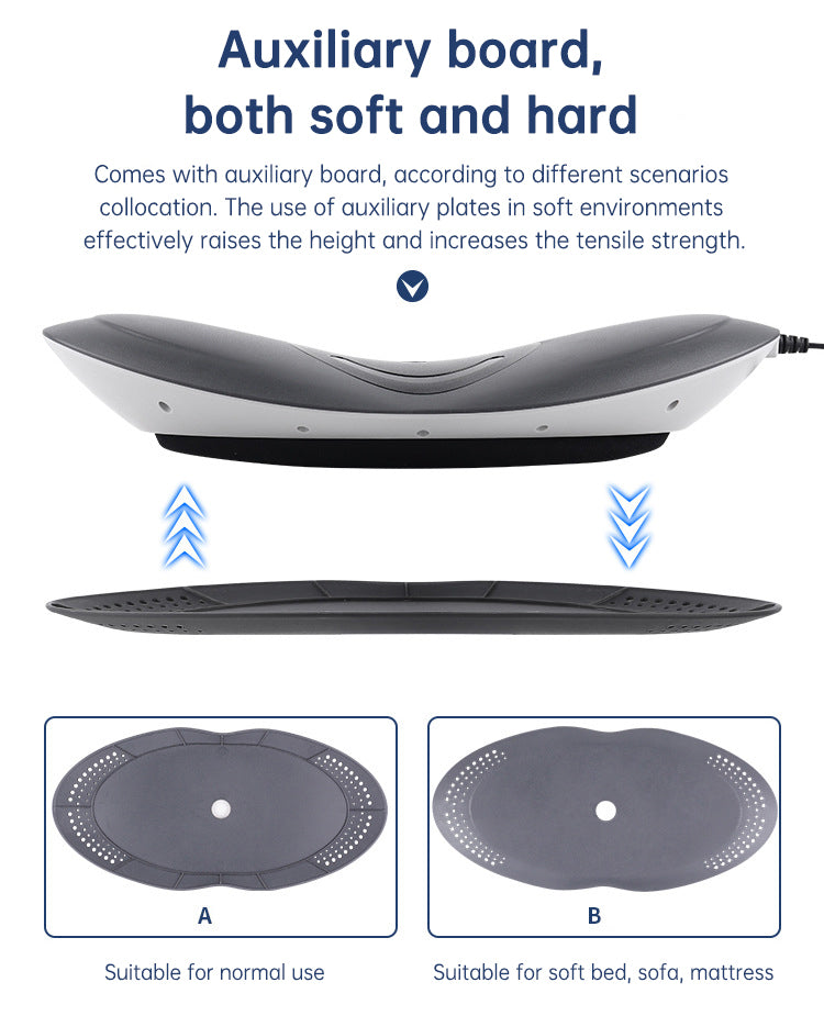 Waist Massager Lumbar Traction Inflatable Hot Compress Back Cervical Stretcher Massage Air Pressure Reduce Relief Pain eprolo