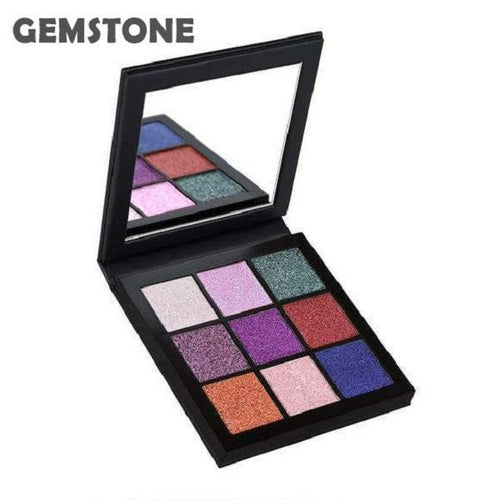 Ins style Nine colors Shiny Earth Metallic color Portable Powder Eye Pure Faze Health & Beauty