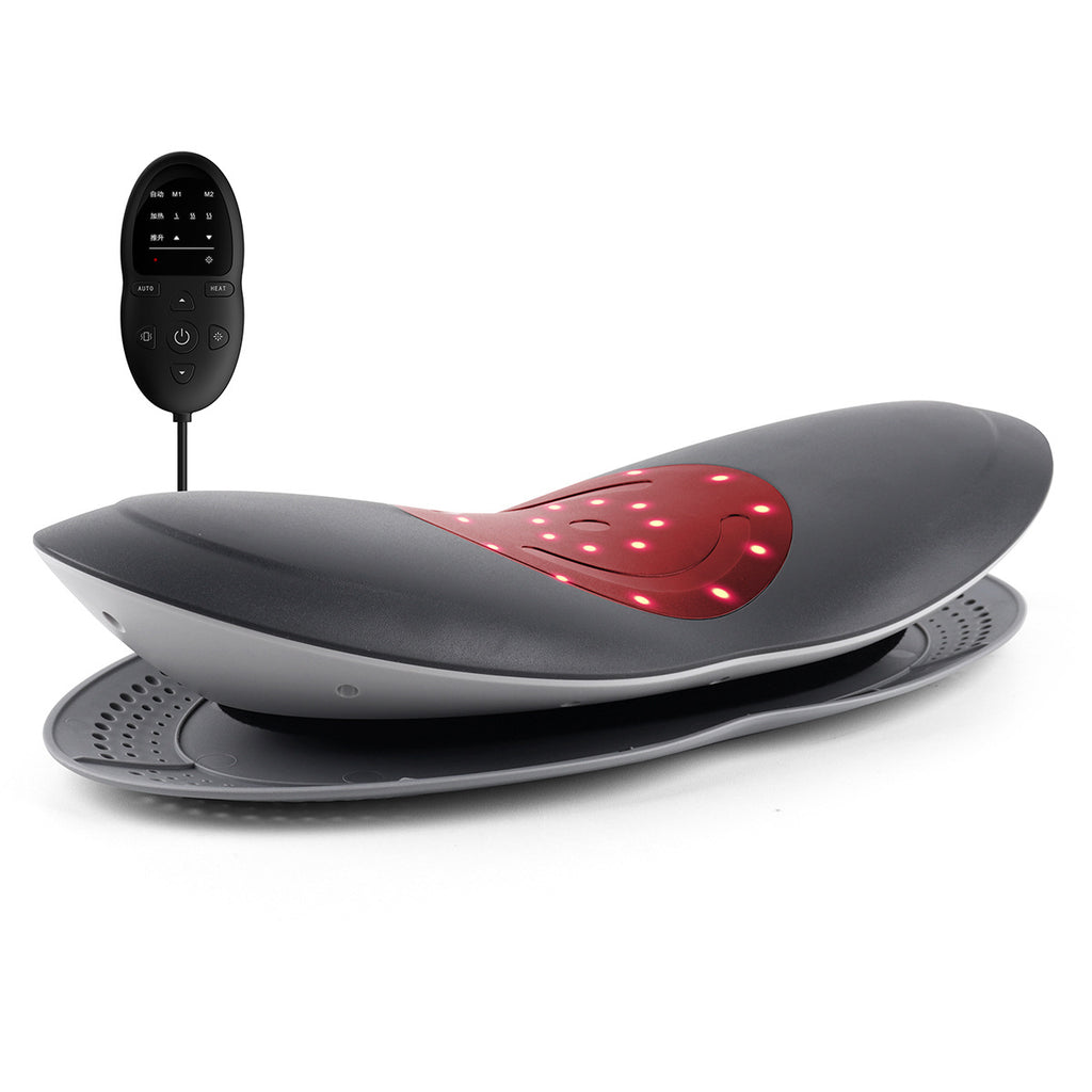 Waist Massager Lumbar Traction Inflatable Hot Compress Back Cervical Stretcher Massage Air Pressure Reduce Relief Pain eprolo