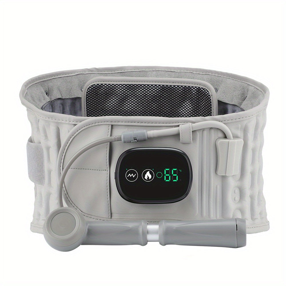 1pc Decompression Back Belt – Lower Lumbar Support Back Brace(Grey) TM