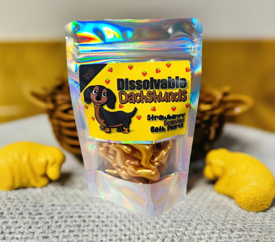 Dissolvable Dachshunds Bare Boutique UK
