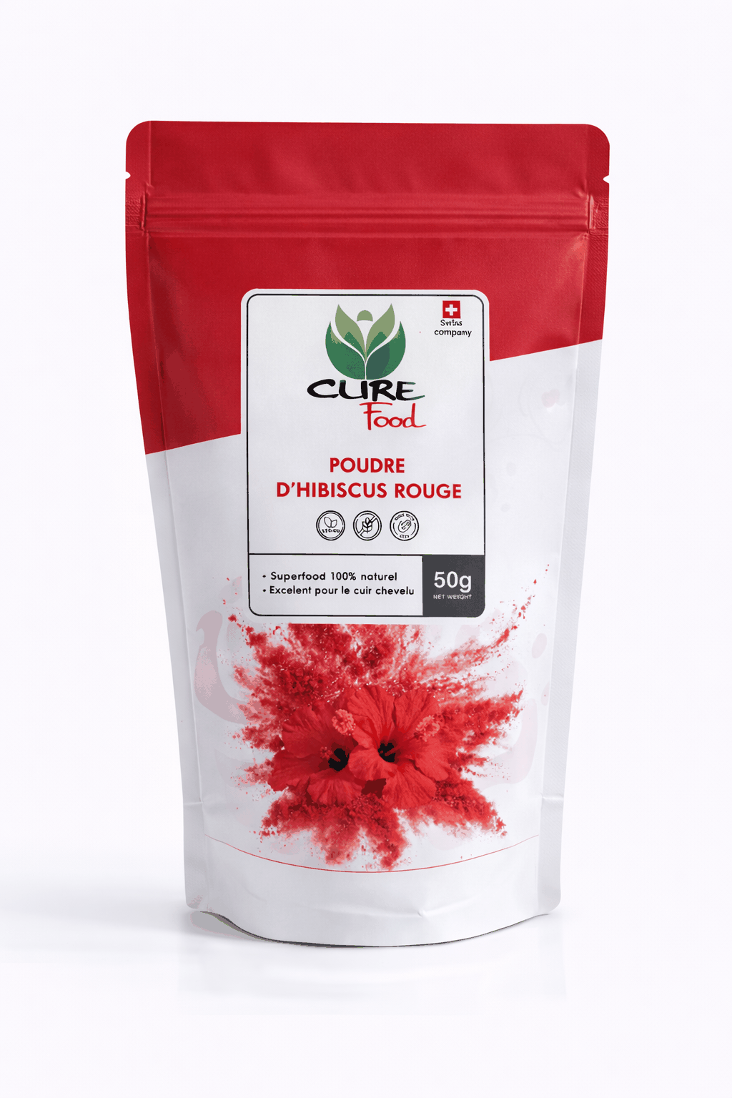 Red Hibiscus Powder Curefood