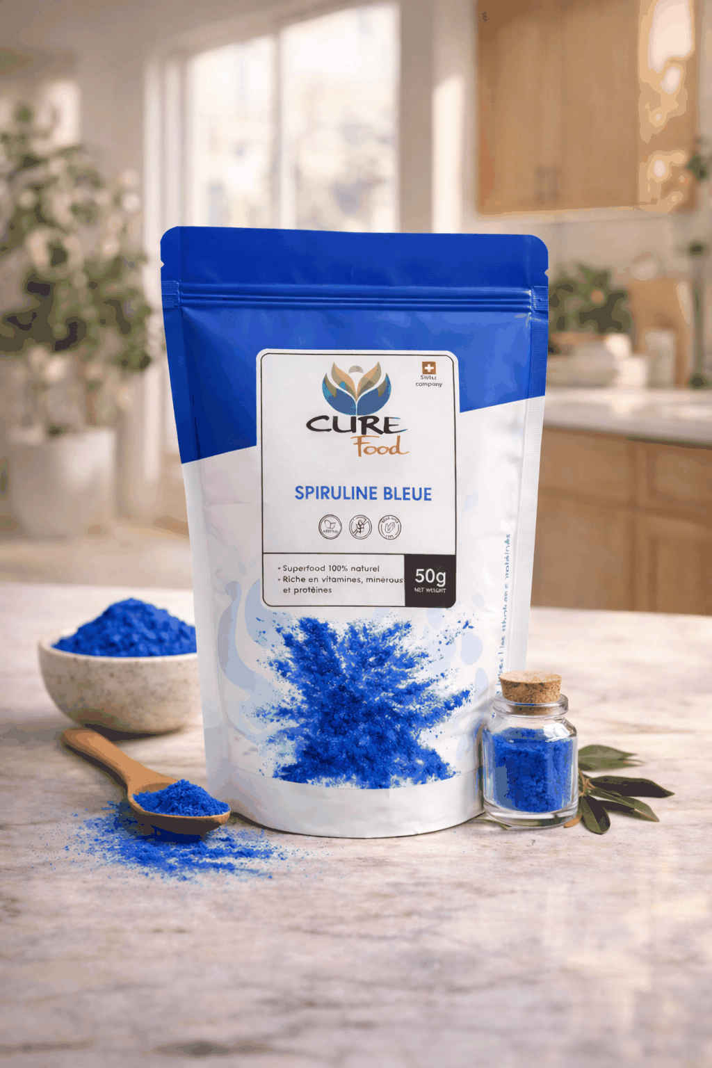 Blue Spirulina Curefood