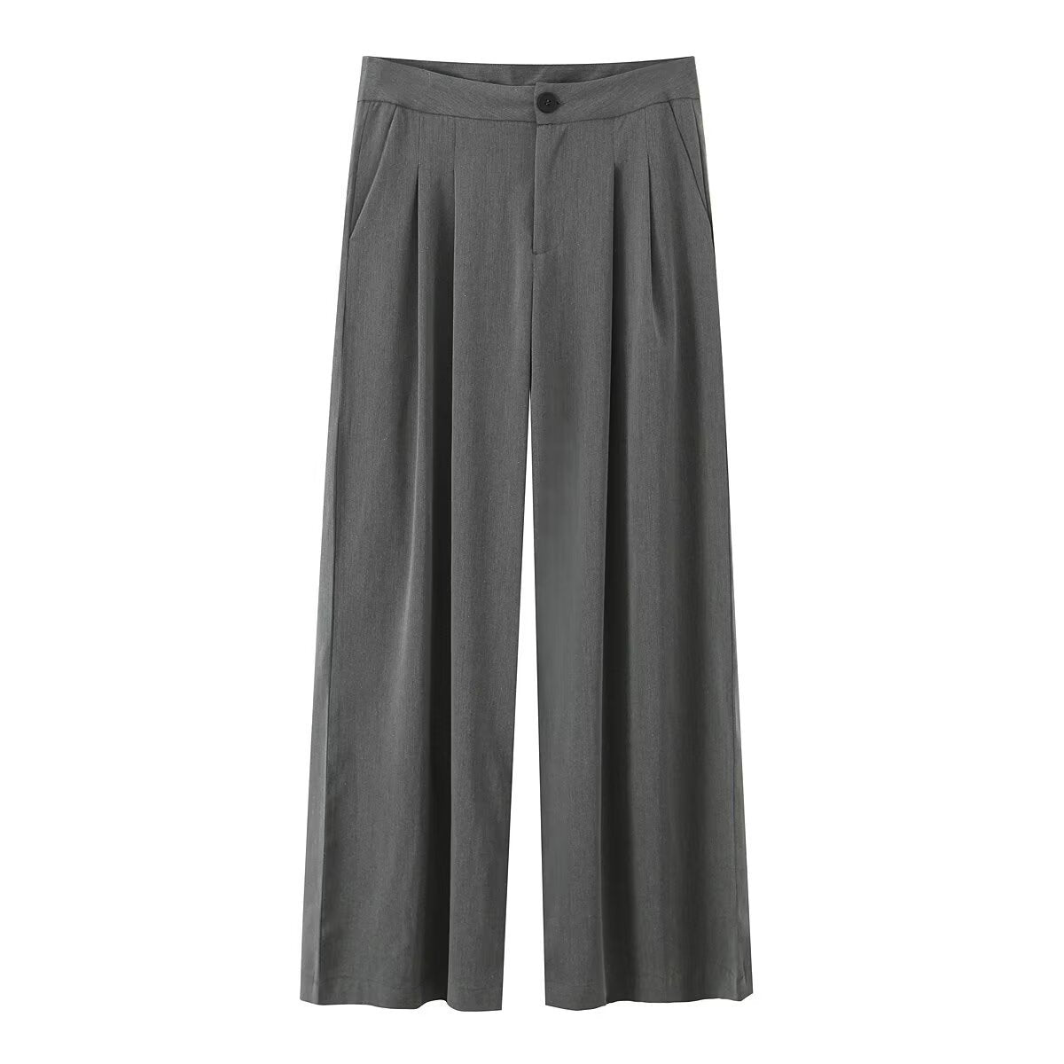 Minimalist style versatile casual low waist wide leg pants eprolo