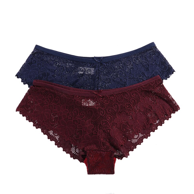 3 Pcs Panties for Woman Underwear Sexy Lace Breathable Soft Lingerie Female Briefs Panty Sexy Transparent Women's Underpants eprolo