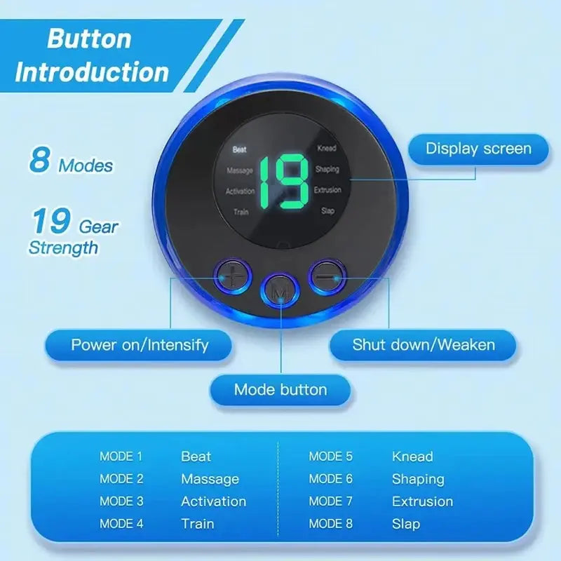 Electric Foot Massager Stimulation Pad Pressure Relief OBA