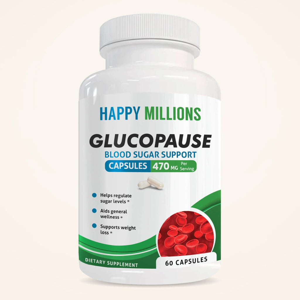 GLUCOPAUSE : Blood Sugar Support Supplement Happy Millions