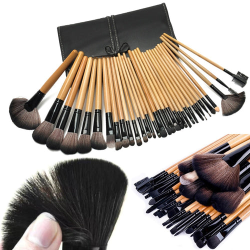 32Pcs Professional Makeup Brushes Cosmetic Foundation Powder Eye Pure Faze Health & Beauty