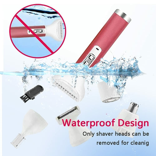 5 in 1 Women Epilator Female Eyebrow Trimmer Lady Shaver Pure Faze Health & Beauty