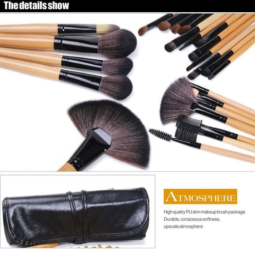 24 pcs Makeup Brush Sets Professional Cosmetics Brushes Eyebrow Powder Pure Faze Health & Beauty