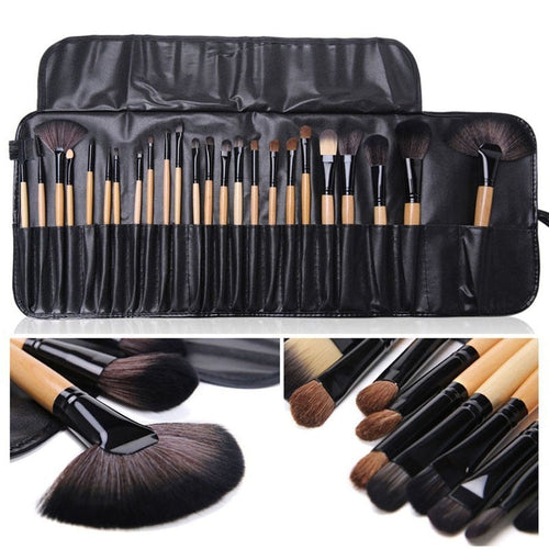 24 pcs Makeup Brush Sets Professional Cosmetics Brushes Eyebrow Powder Pure Faze Health & Beauty
