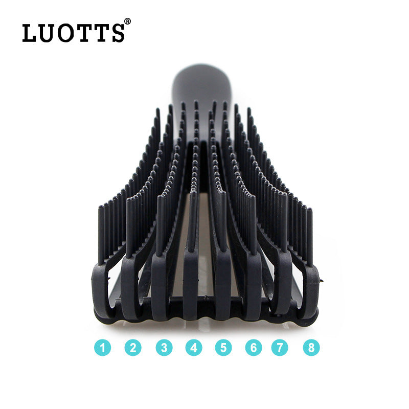 NNEDSZ 3PCS Blue Octopus-Style Detangling Brush - 8 Flexible Arms for Effortless Hair Styling NNEDSZ