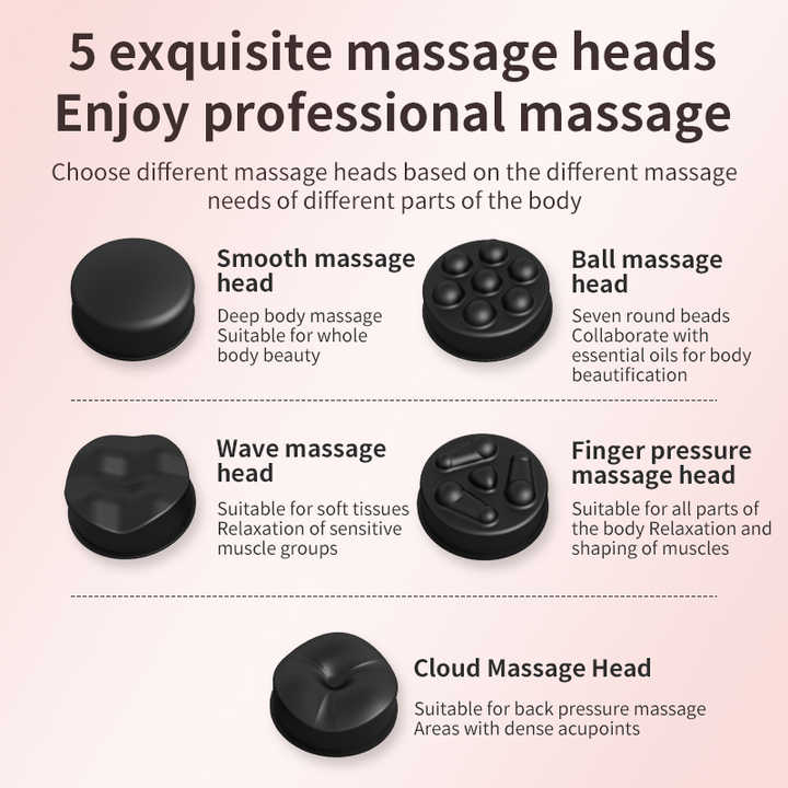 NNEDSZ Black Portable Electric Body Sculpting Massager - Slimming and Relaxation Tool NNEDSZ
