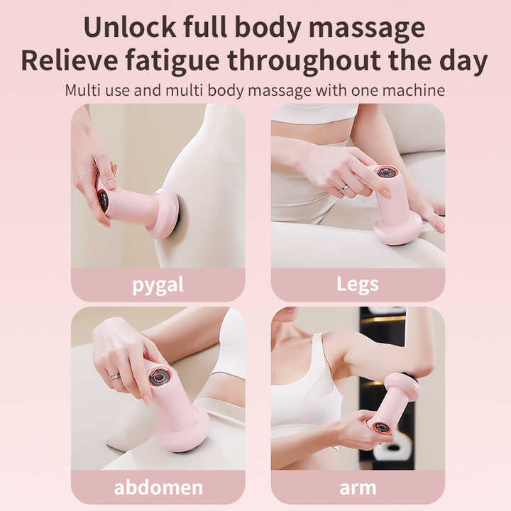 NNEDSZ Black Portable Electric Body Sculpting Massager - Slimming and Relaxation Tool NNEDSZ