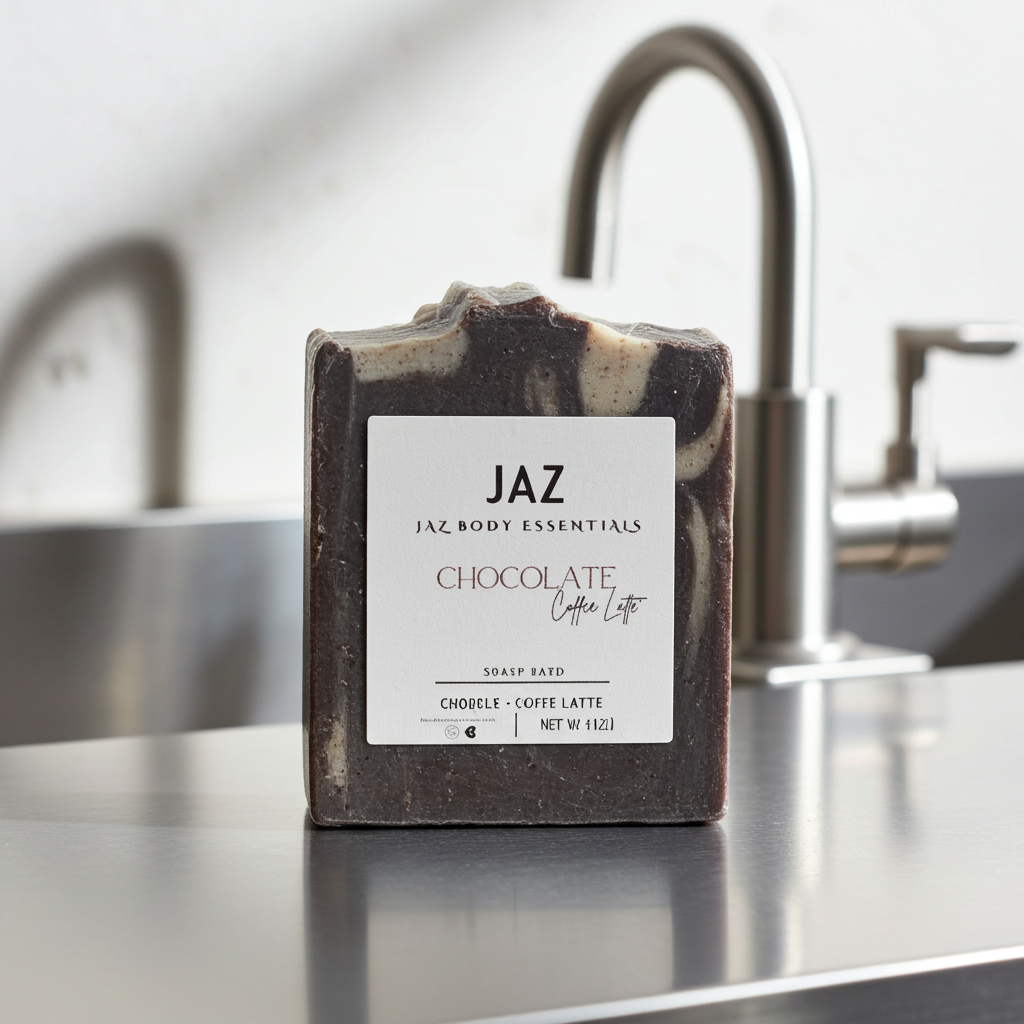 Chocolate Coffee Soap Bar JAZ Body Essentials
