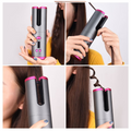 Cordless Rechargeable Auto Rotating Hair Curler With LED Display Pure Faze Health & Beauty