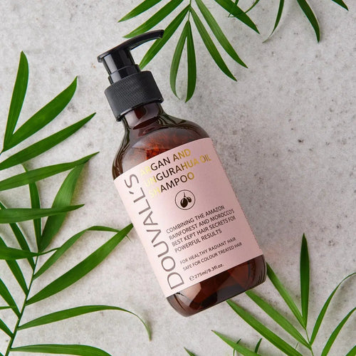Argan and Ungurahua oil Shampoo 275ml | Restorative and Nourishing Hair Care Douvalls Beauty