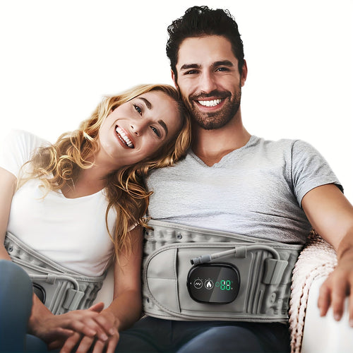 1pc Decompression Back Belt – Lower Lumbar Support Back Brace(Grey) TM