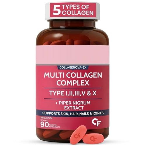Multi Collagen Tablets for Skin 90 Pure Faze Health & Beauty