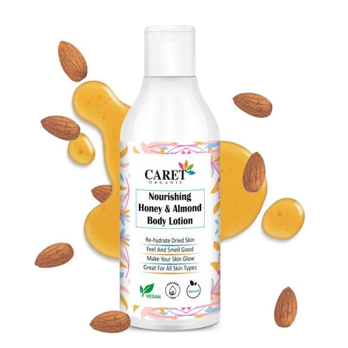 Organic Nourishing Honey & Almond Body Lotion Suitablr For Skin Types Pure Faze Health & Beauty
