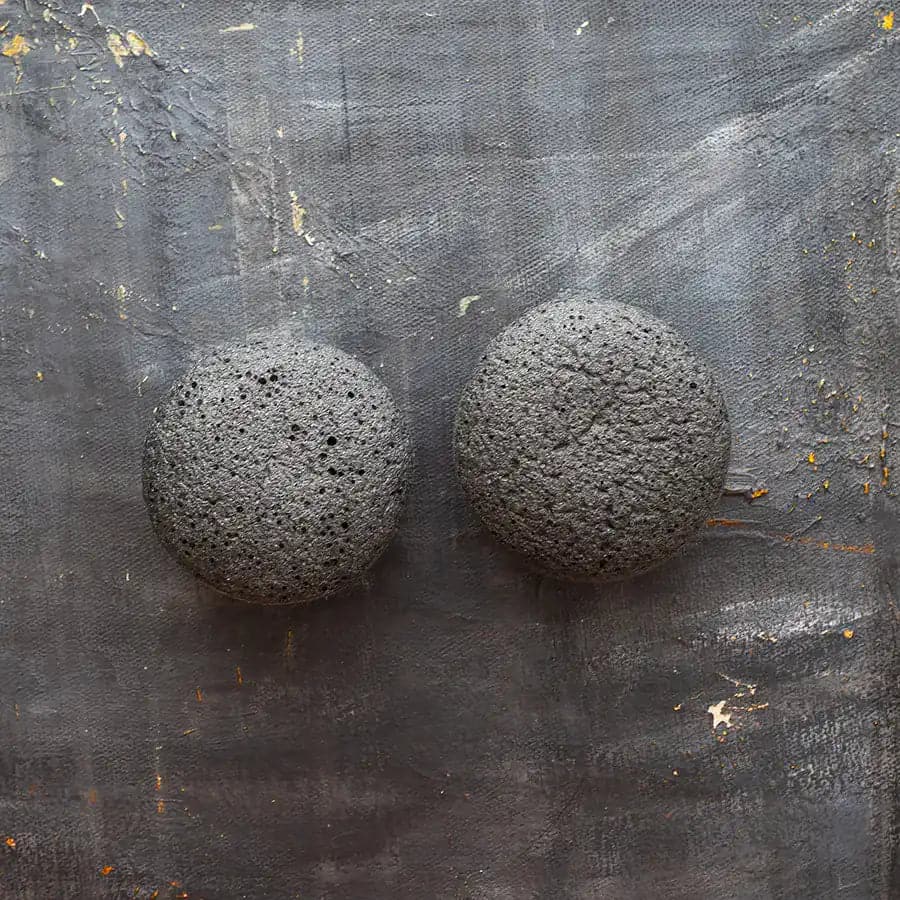 Konjac Facial Sponge - Charcoal Plantish