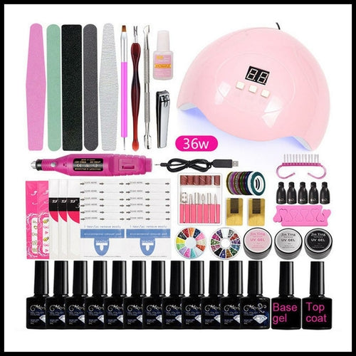 EPACK A2F 2020 COSCELIA Full Acrylic Nail Kit With Acrylic Powder Soak Pure Faze Health & Beauty