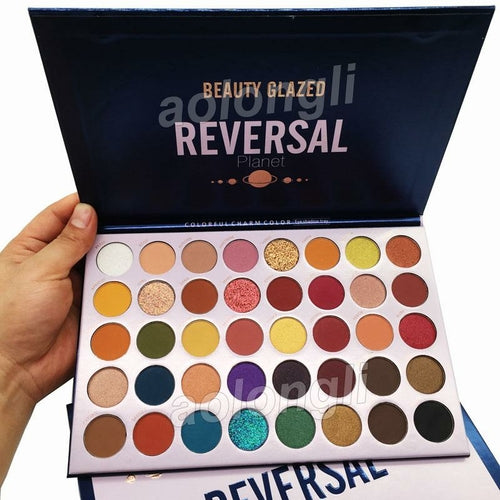 Makeup Eyeshadow Palette Beauty Glazed Reversal Planet 40 Colors Eye Pure Faze Health & Beauty