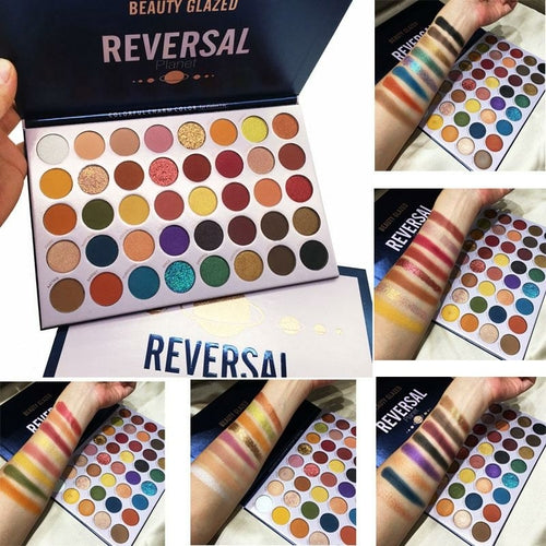 Makeup Eyeshadow Palette Beauty Glazed Reversal Planet 40 Colors Eye Pure Faze Health & Beauty