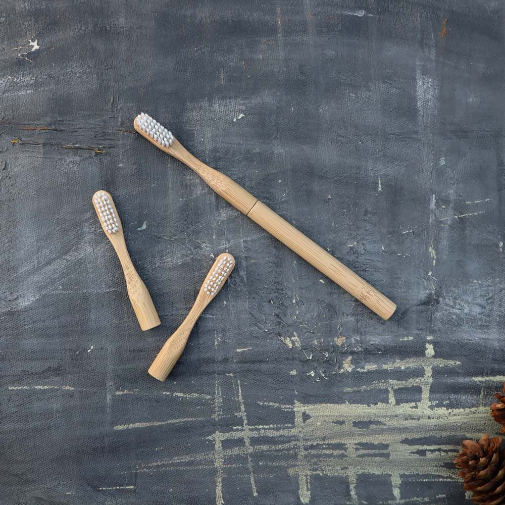 Refillable Bamboo Toothbrush (Canada Only) Plantish