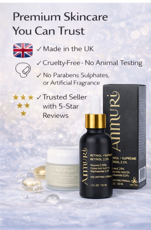 Ammuri Retinol Supreme 2.5% Serum – Anti-Aging Treatment - Age-Defying Formula Ammuri Skincare