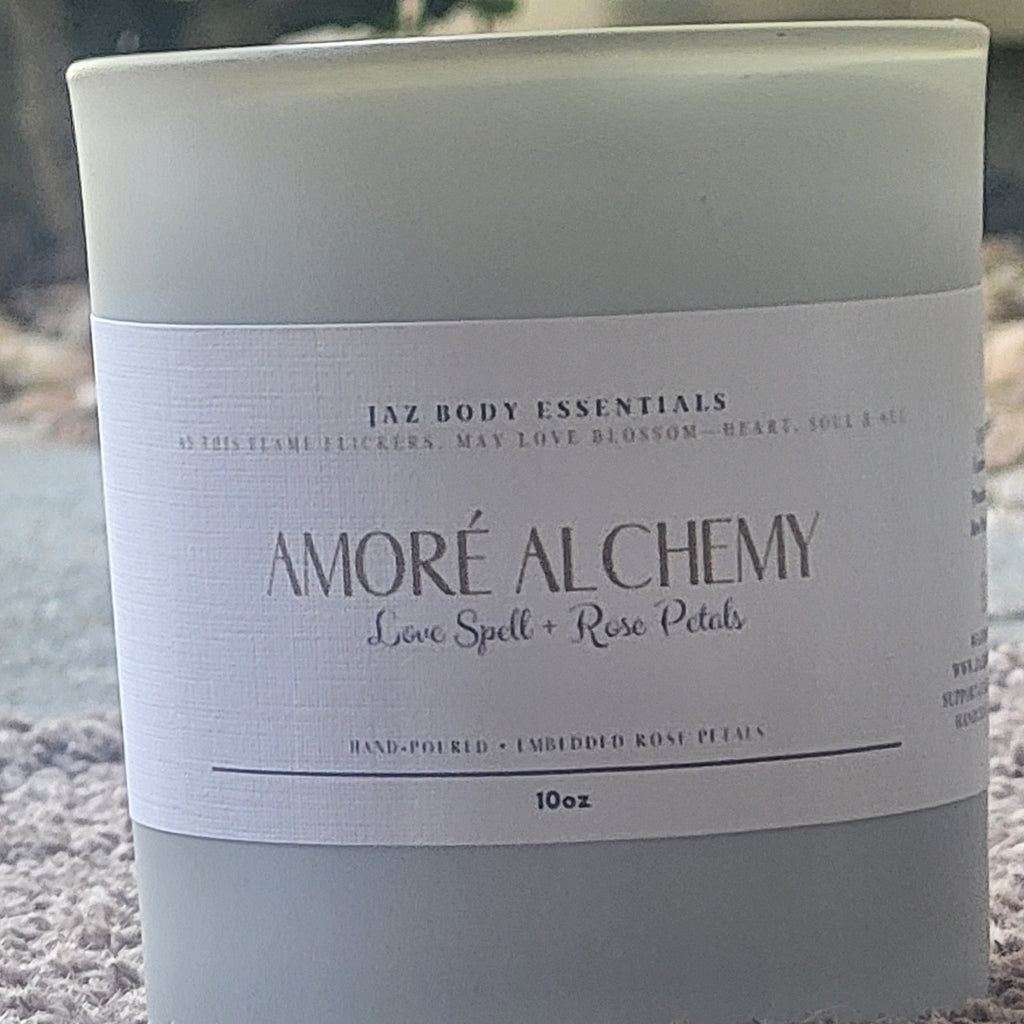 Amore' Alchemy "Love Spell" Lux Candle 10oz JAZ Body Essentials