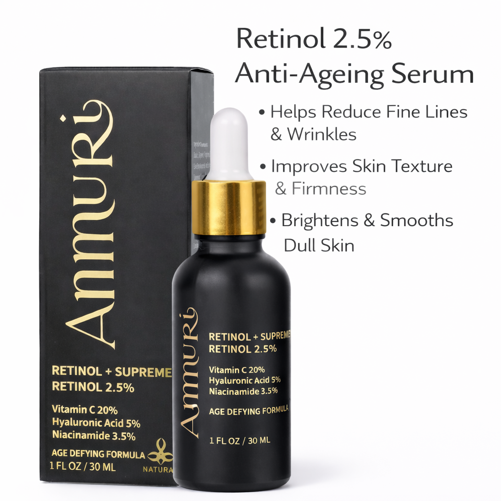 Ammuri Retinol Supreme 2.5% Serum – Anti-Aging Treatment - Age-Defying Formula Ammuri Skincare