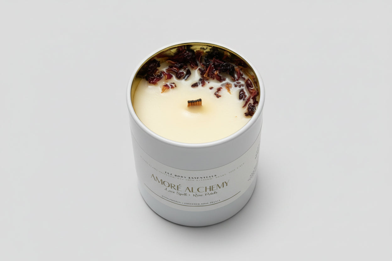 Amore' Alchemy "Love Spell" Lux Candle 10oz JAZ Body Essentials