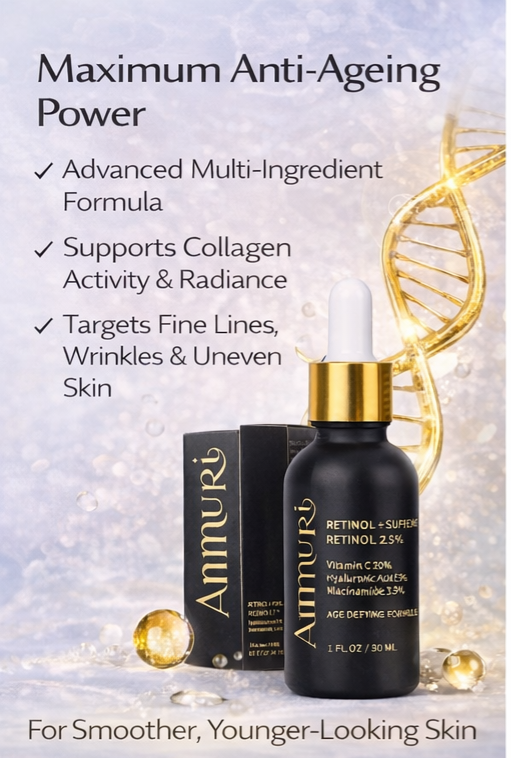 Ammuri Retinol Supreme 2.5% Serum – Anti-Aging Treatment - Age-Defying Formula Ammuri Skincare