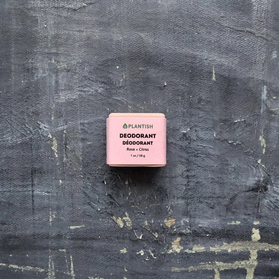 Zero Waste Deodorant Bar - Rose & Citrus Plantish